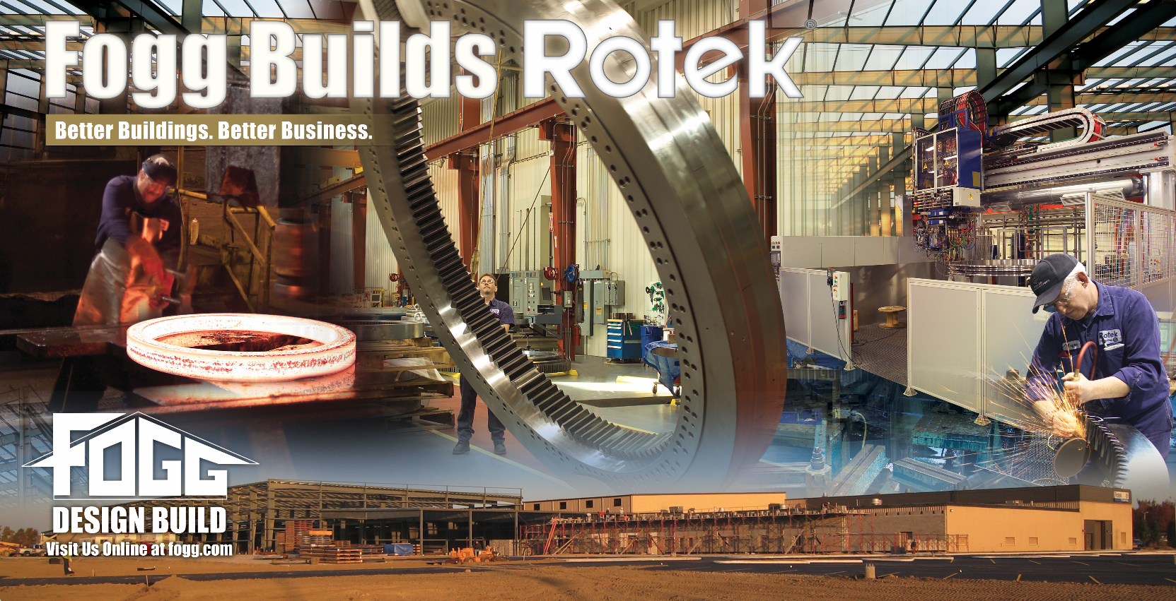 Fogg Builds Rotek - Cleveland Airport Signage